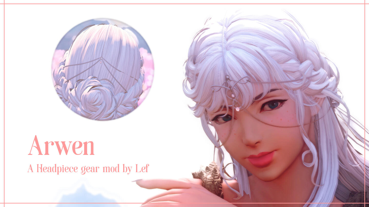 Arwen head jewellery